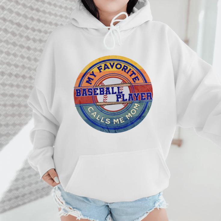 Baseball Moms My Favorite Baseball Player Call Me Moms Premium Wmen Hoodie Baseball Moms My Favorite Baseball Player Call Me Moms Premium Wmen Hoodie