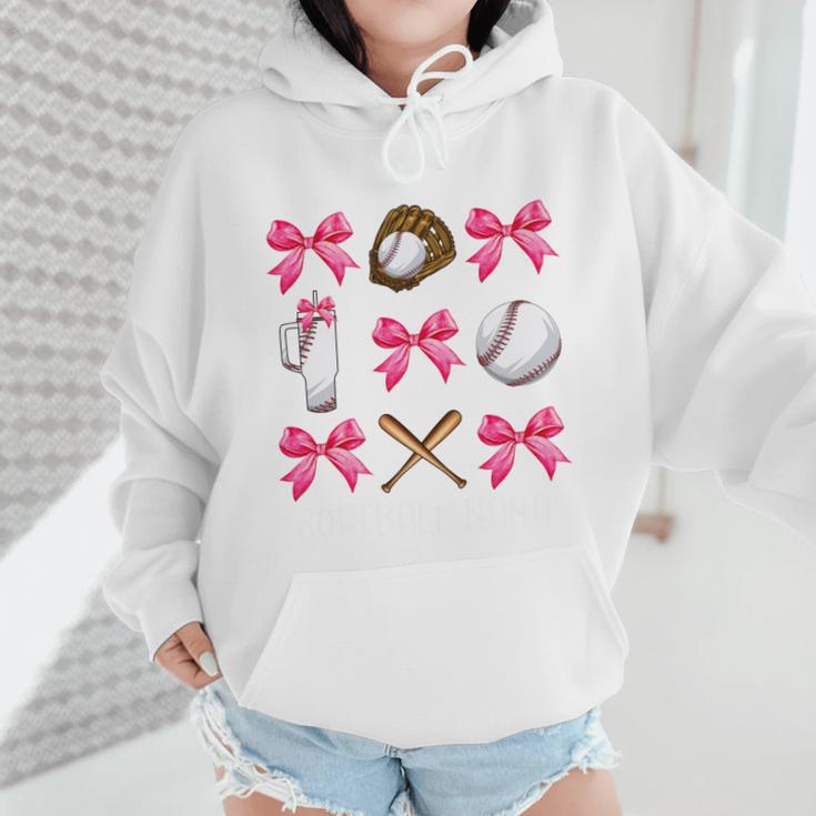 Baseball Nana Era Bows Baseball Mom Women Wmen Hoodie Baseball Nana Era Bows Baseball Mom Women Wmen Hoodie