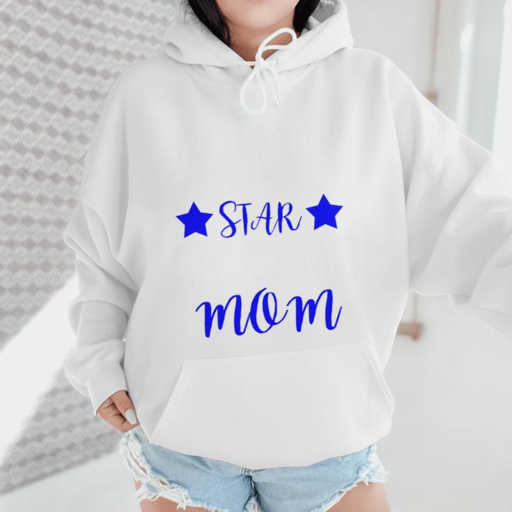 BASEBALL STAR MOM Sporty Design For Proud Baseball Moms Wmen Hoodie BASEBALL STAR MOM Sporty Design For Proud Baseball Moms Wmen Hoodie