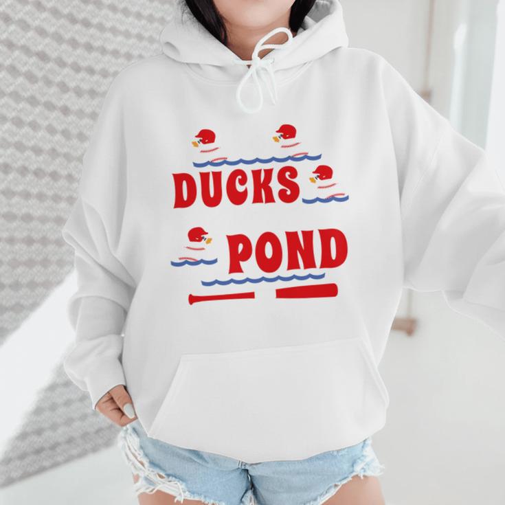 Cute Ducks On The Pond Cute Baseball Mom T-Shirt Wmen Hoodie Cute Ducks On The Pond Cute Baseball Mom T-Shirt Wmen Hoodie