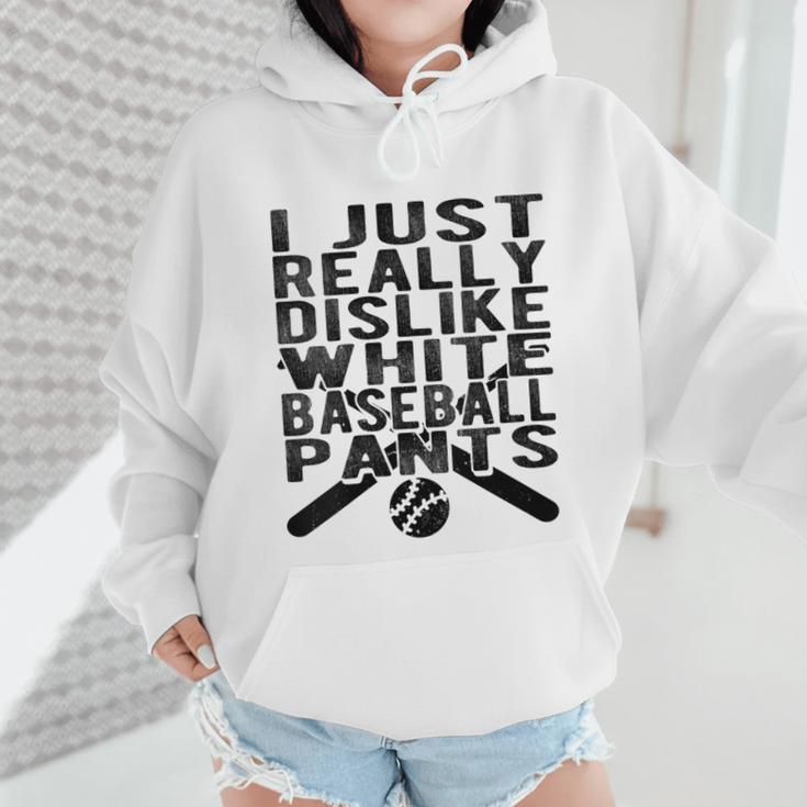 I Dislike Baseball Pants Softball Tball Baseball Mom Wmen Hoodie I Dislike Baseball Pants Softball Tball Baseball Mom Wmen Hoodie