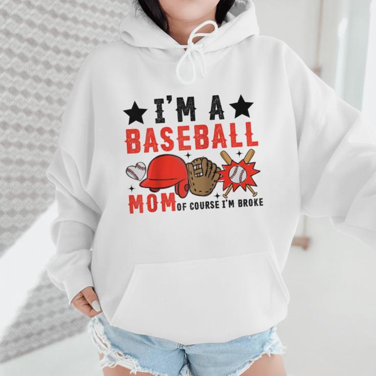 I'm A Baseball Mom Of Course I'm Broke Raglan Baseball Tee Wmen Hoodie I'm A Baseball Mom Of Course I'm Broke Raglan Baseball Tee Wmen Hoodie