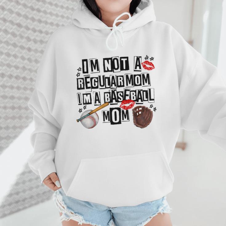 I'm Not A Regular Mom I'm A Baseball Mom Mother's Day Wmen Hoodie I'm Not A Regular Mom I'm A Baseball Mom Mother's Day Wmen Hoodie