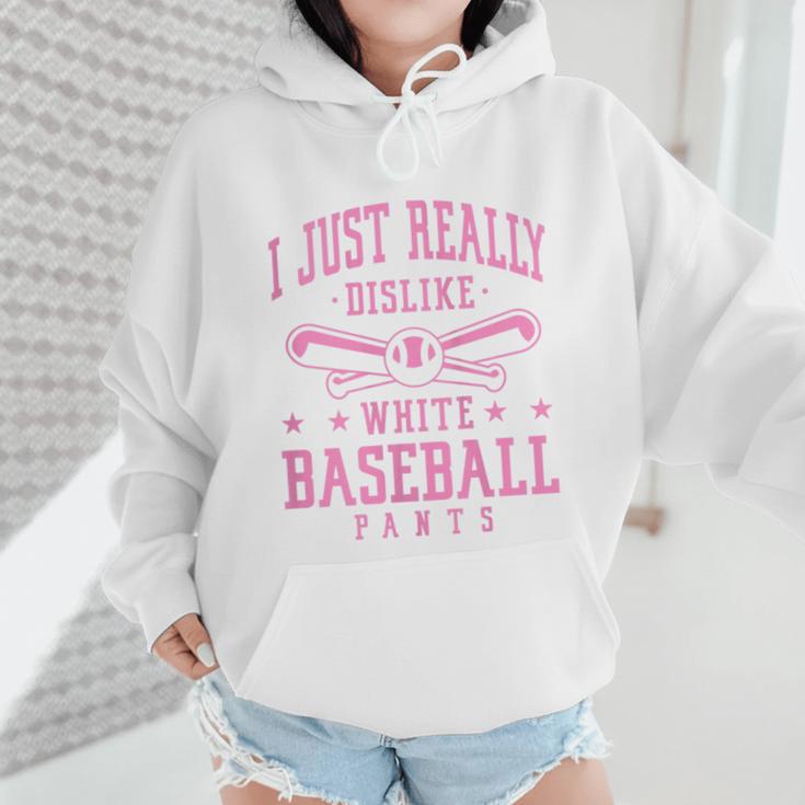 I Just Really Dislike Baseball Pants Baseball Mom Mama Wmen Hoodie I Just Really Dislike Baseball Pants Baseball Mom Mama Wmen Hoodie