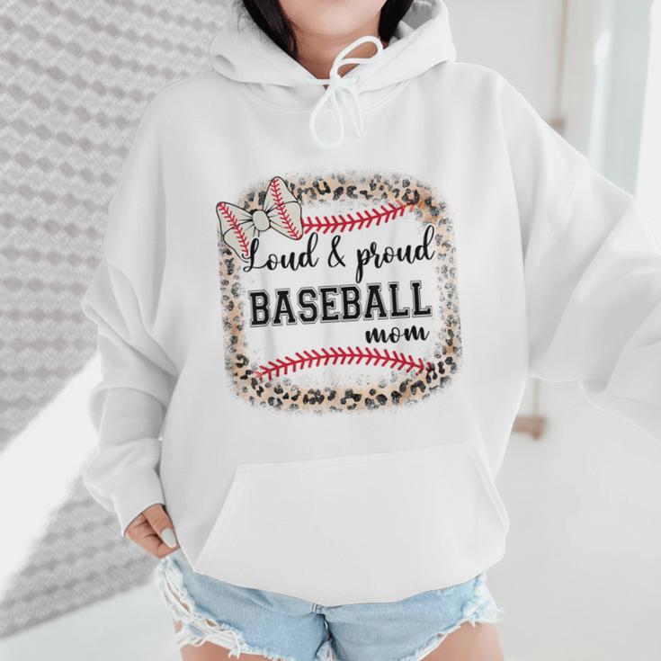 Loud & Proud Baseball Mom Women Wmen Hoodie Loud & Proud Baseball Mom Women Wmen Hoodie