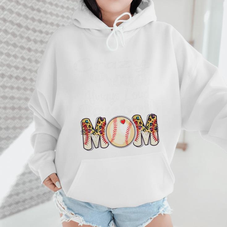 Loud And Proud Baseball Mom Messy Bun 2024 Premium Wmen Hoodie Loud And Proud Baseball Mom Messy Bun 2024 Premium Wmen Hoodie