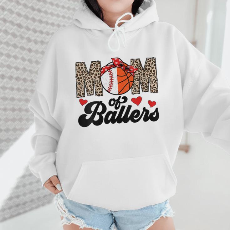 Mom Of Ballers Basketball Baseball Mom Of Ballers Wmen Hoodie Mom Of Ballers Basketball Baseball Mom Of Ballers Wmen Hoodie