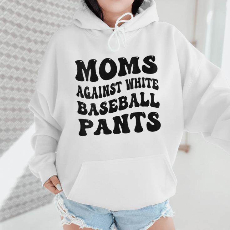 Moms Against Baseball Pants Baseball Mom Cool Wmen Hoodie