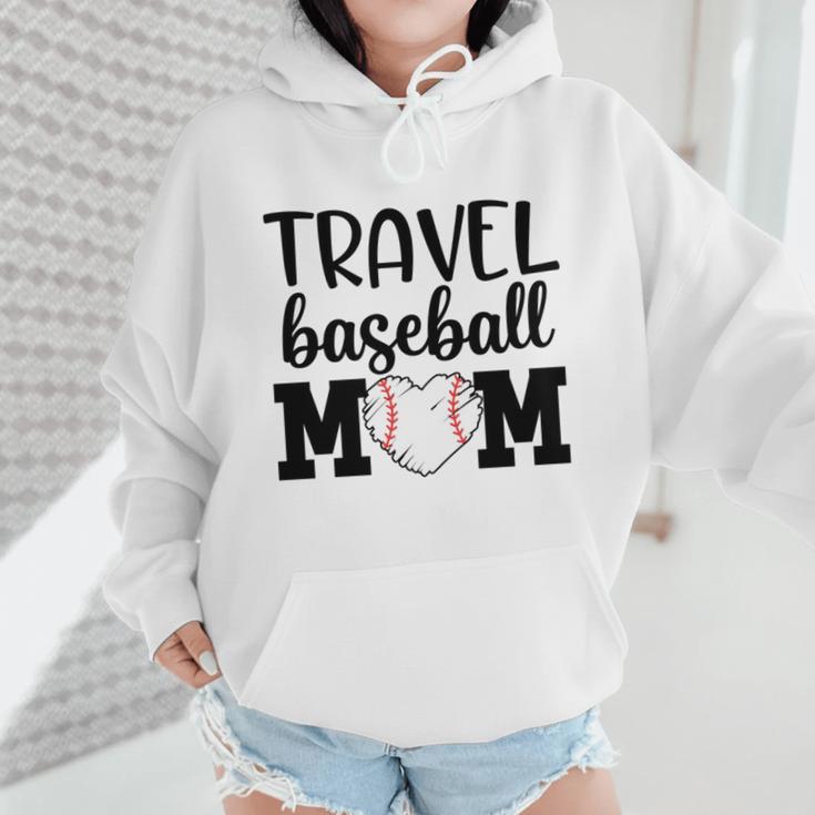 Proud Sports Mom Travel Baseball Mom For Game Day Wmen Hoodie