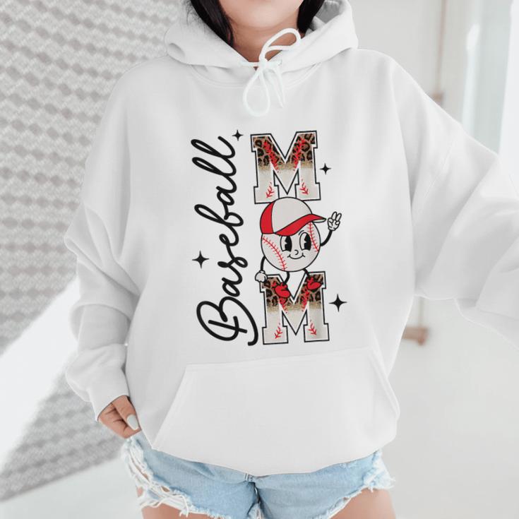 Retro Baseball Mom Mama Baseball Life Softball Life Game Day Wmen Hoodie Retro Baseball Mom Mama Baseball Life Softball Life Game Day Wmen Hoodie