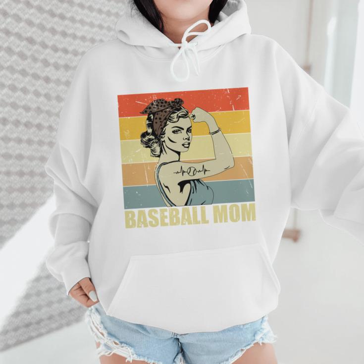 Retro Baseball Mom Sport Lover Vintage Wmen Hoodie Retro Baseball Mom Sport Lover Vintage Wmen Hoodie