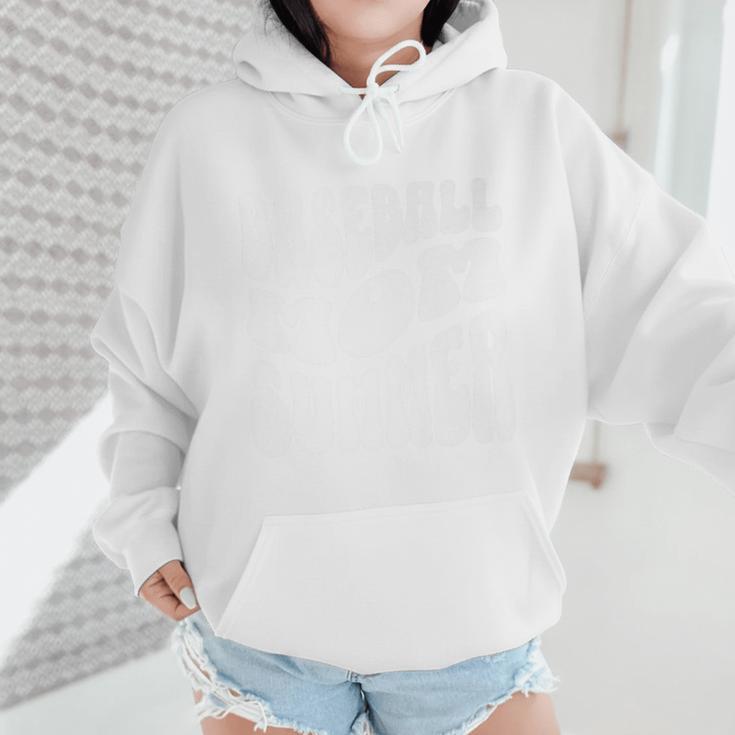 Retro Baseball Mom Summer Groovy Appreciation Premium Wmen Hoodie Retro Baseball Mom Summer Groovy Appreciation Premium Wmen Hoodie