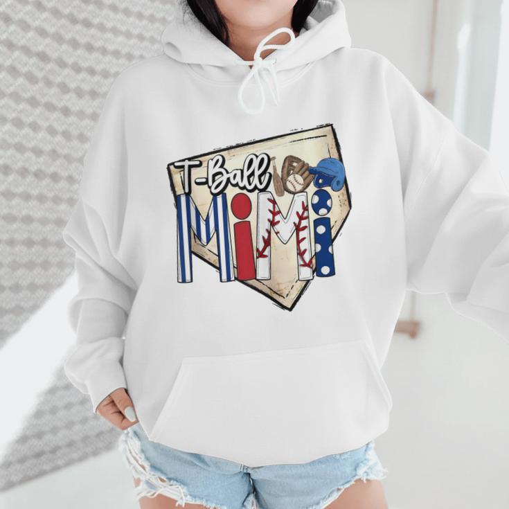 T-Ball Mimi Baseball Mom Game Day Wmen Hoodie T-Ball Mimi Baseball Mom Game Day Wmen Hoodie