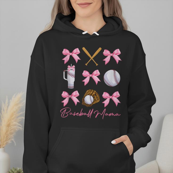 Baseball Mama Era Bows Baseball Mom Women Wmen Hoodie Baseball Mama Era Bows Baseball Mom Women Wmen Hoodie