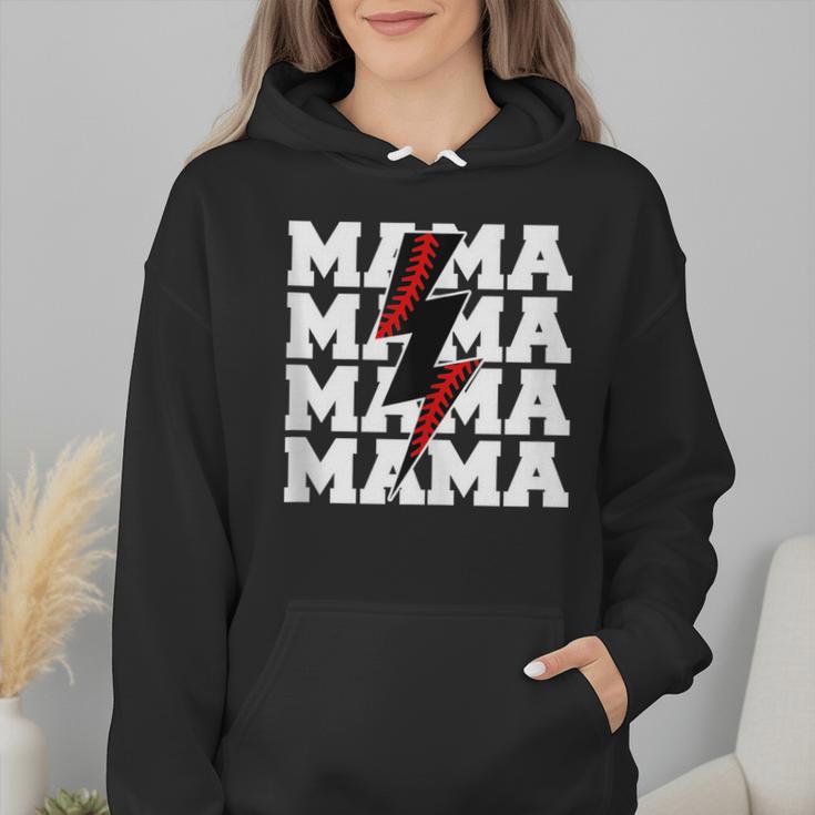 Baseball Mama Baseball Mom Wmen Hoodie