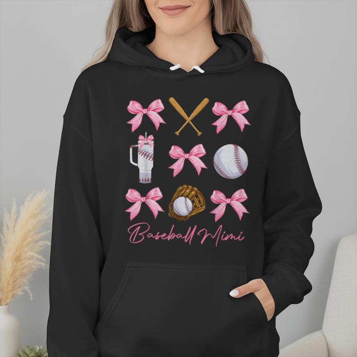 Baseball Mimi Era Bows Baseball Mom Women Wmen Hoodie Baseball Mimi Era Bows Baseball Mom Women Wmen Hoodie