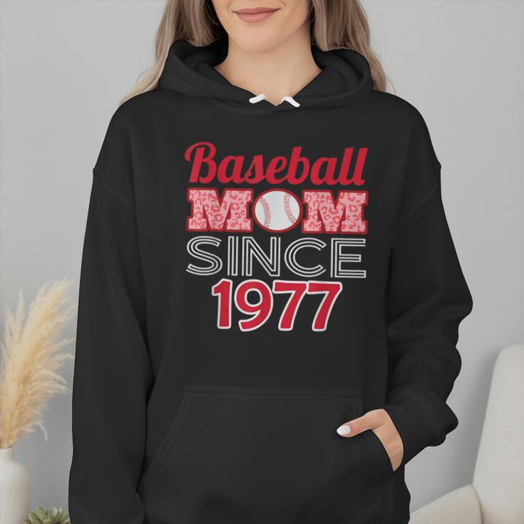 Baseball Mom Since 1977 Wmen Hoodie Baseball Mom Since 1977 Wmen Hoodie