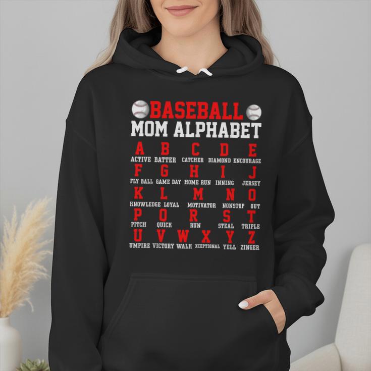 Baseball Mom Alphabet Parent Mama Player Game Sport Fan Wmen Hoodie Baseball Mom Alphabet Parent Mama Player Game Sport Fan Wmen Hoodie
