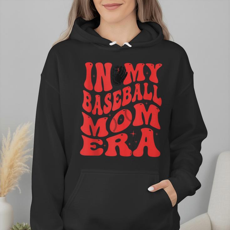 In My Baseball Mom Era Red Wmen Hoodie In My Baseball Mom Era Red Wmen Hoodie