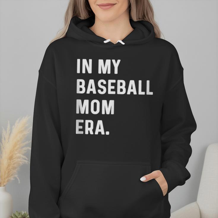 In My Baseball Mom Era Son Baseball Player Pitcher Catcher Wmen Hoodie In My Baseball Mom Era Son Baseball Player Pitcher Catcher Wmen Hoodie