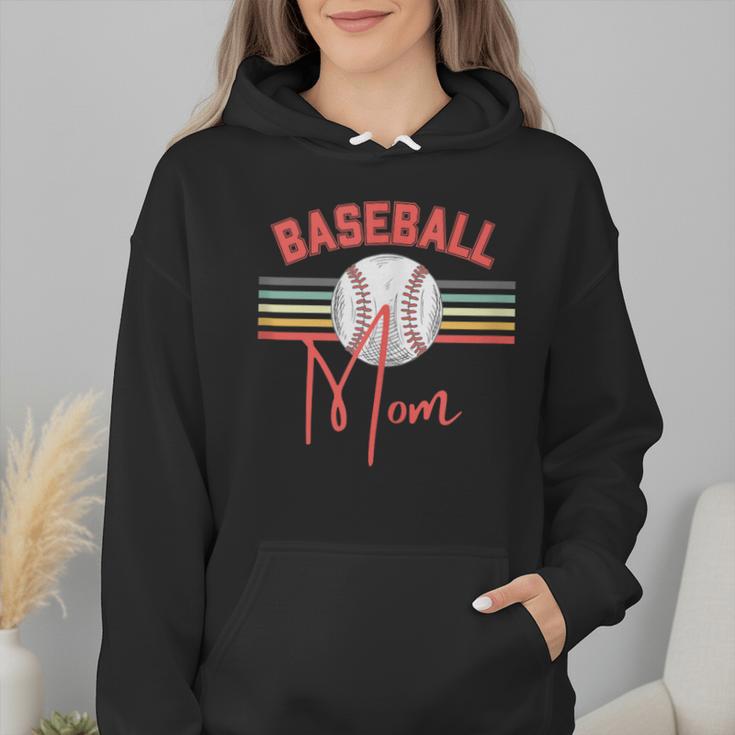 BASEBALL MOM Fun RETRO LOOK Wmen Hoodie BASEBALL MOM Fun RETRO LOOK Wmen Hoodie