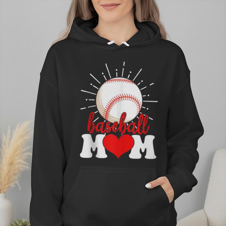 Baseball Mom Mama Mother's Day Sport Lover Wmen Hoodie Baseball Mom Mama Mother's Day Sport Lover Wmen Hoodie