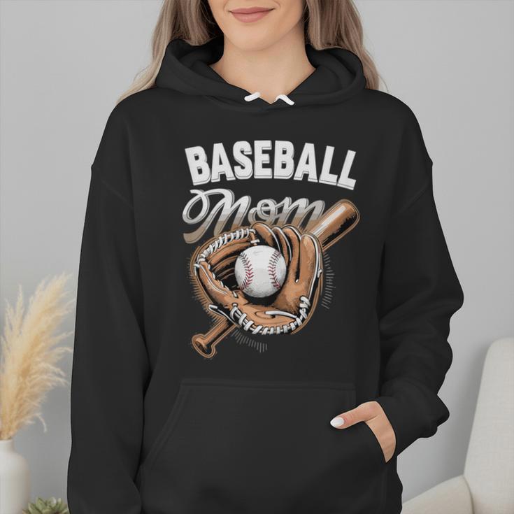 Baseball Mom Baseball Player Wmen Hoodie