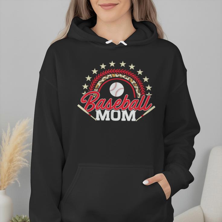 Baseball Mom Rainbow Great Team Mom Wmen Hoodie Baseball Mom Rainbow Great Team Mom Wmen Hoodie
