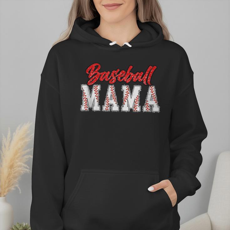 Baseball Mom Retro Groovy Baseball Mama Women Mother's Day Wmen Hoodie Baseball Mom Retro Groovy Baseball Mama Women Mother's Day Wmen Hoodie