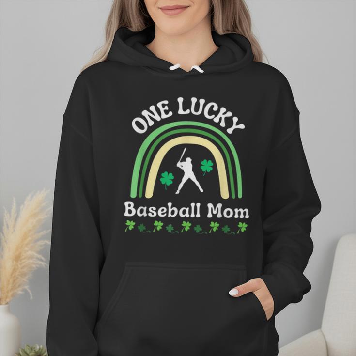 Baseball Mom St Patrick's Day Irish Shamrock Sports Wmen Hoodie Baseball Mom St Patrick's Day Irish Shamrock Sports Wmen Hoodie