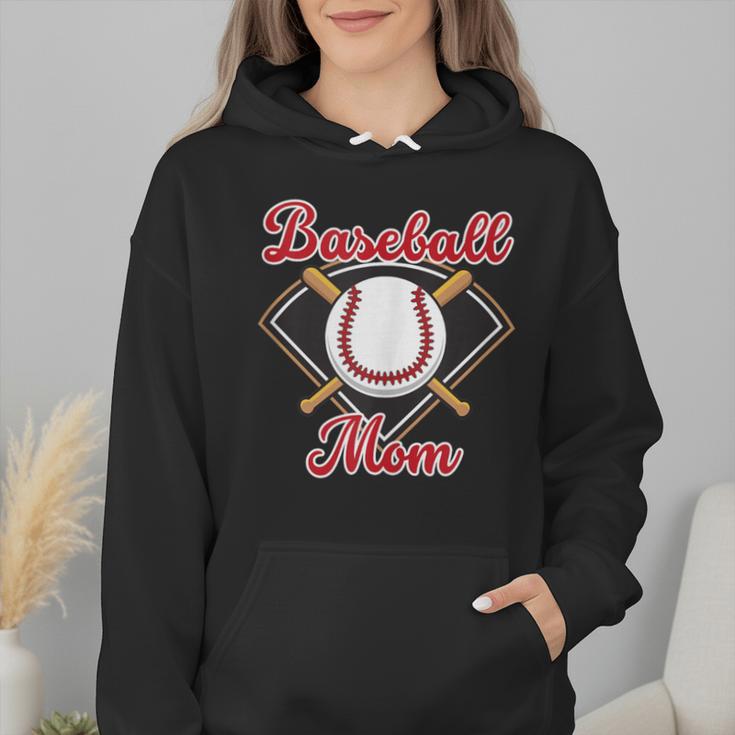 Baseball Mom T-Ball Mom Little League Mom Apparel Wmen Hoodie