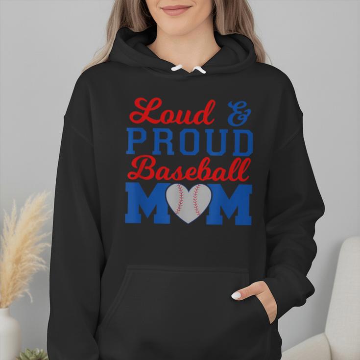 Baseball Mom Tee Loud & Proud Baseball Mom Wmen Hoodie Baseball Mom Tee Loud & Proud Baseball Mom Wmen Hoodie