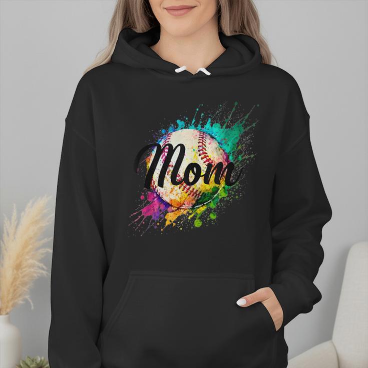 Baseball Mom USA American Baseball Graphic Wmen Hoodie Baseball Mom USA American Baseball Graphic Wmen Hoodie