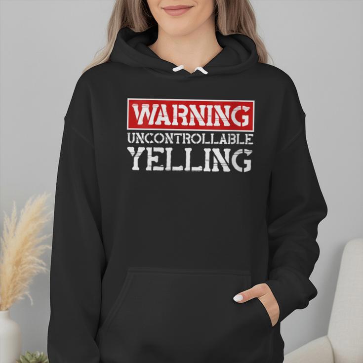 Baseball Mom Warning Uncontrollable Yelling Funny Sign Wmen Hoodie Baseball Mom Warning Uncontrollable Yelling Funny Sign Wmen Hoodie