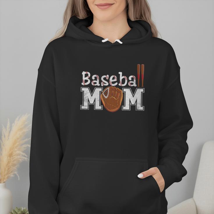 Baseball Sister Shirts For Girls Mother's Day Baseball Mom Wmen Hoodie