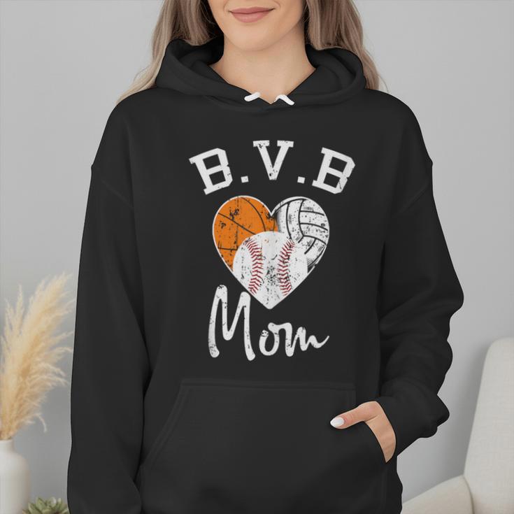 Basketball Volleyball Baseball Mom For Women Wmen Hoodie