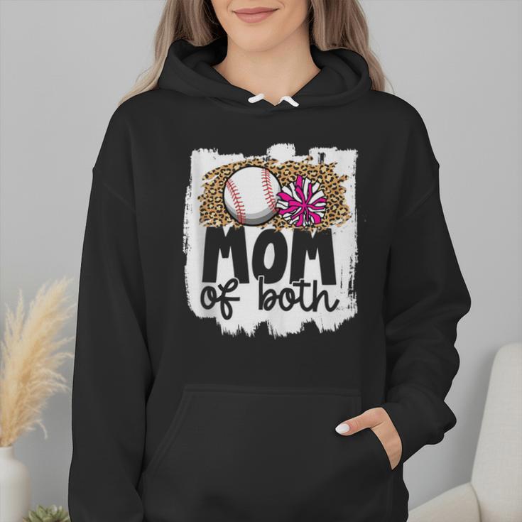 Cheer Baseball Mom Of Both Baseball And Cheer Mother Wmen Hoodie