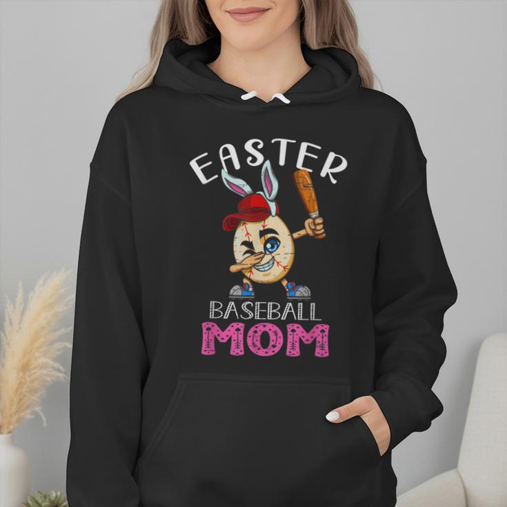 Dabbing Easter Baseball Mom Mother's Day Bunny Sunday Egg Wmen Hoodie