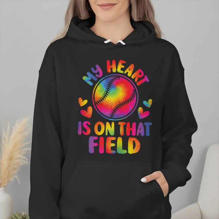 My Heart Is On That Field Cute Baseball Mom Women Wmen Hoodie My Heart Is On That Field Cute Baseball Mom Women Wmen Hoodie