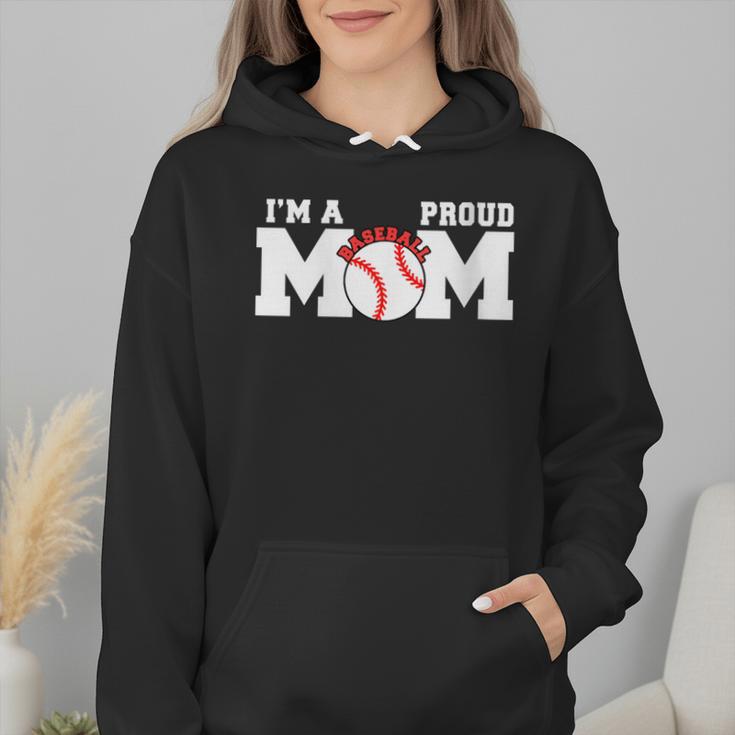 I'm A Proud Mom Baseball Mom Wmen Hoodie I'm A Proud Mom Baseball Mom Wmen Hoodie