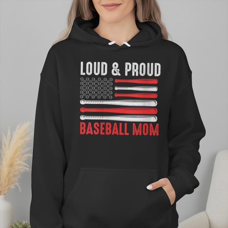 Loud & Proud Baseball Mom Sport Wmen Hoodie Loud & Proud Baseball Mom Sport Wmen Hoodie
