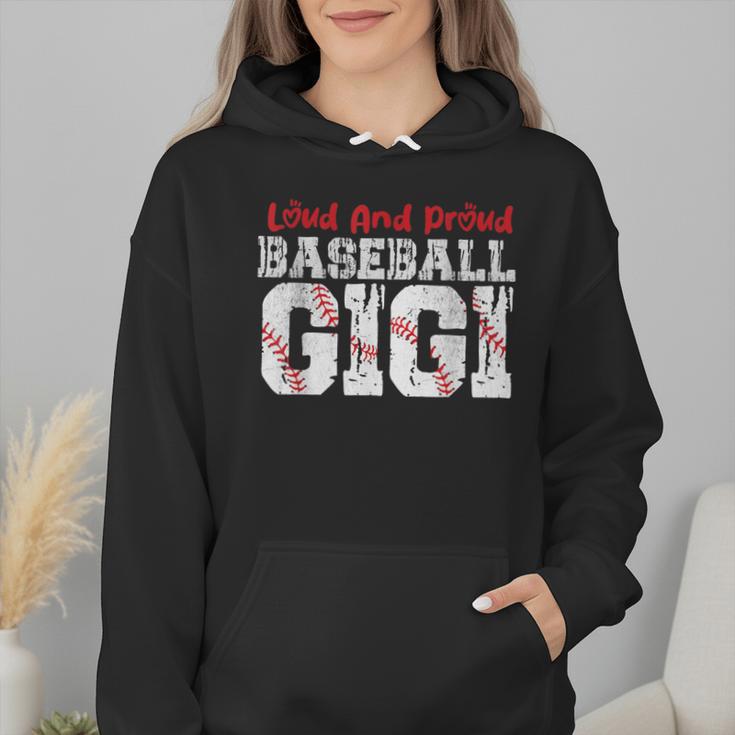 Loud And Proud Baseball Gigi Baseball Mom Wmen Hoodie Loud And Proud Baseball Gigi Baseball Mom Wmen Hoodie