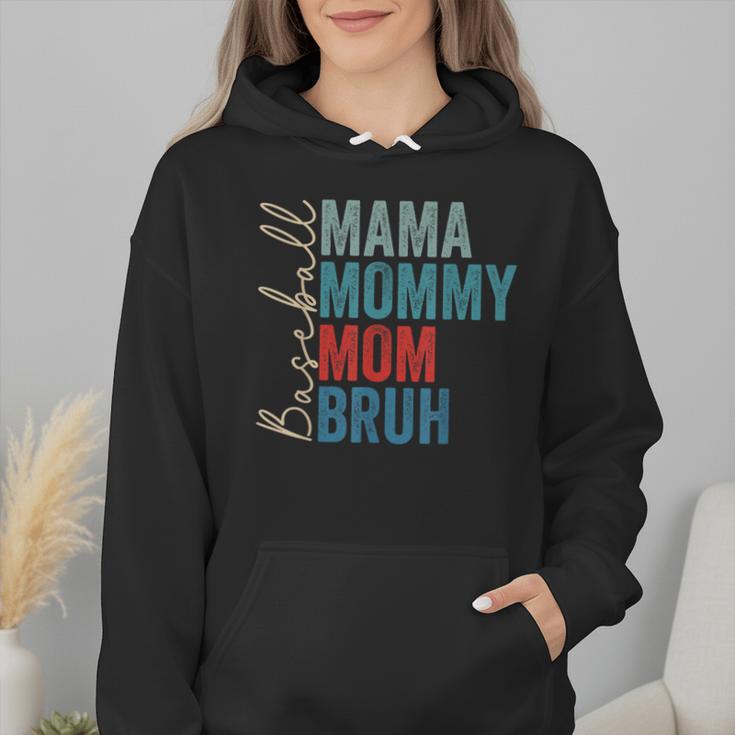 Mama Mommy Mom Bruh Baseball Mom Lover Mother's Day Wmen Hoodie Mama Mommy Mom Bruh Baseball Mom Lover Mother's Day Wmen Hoodie