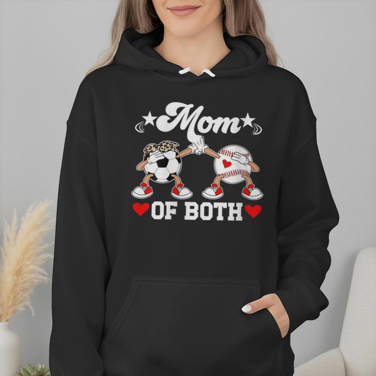 Mom Of Both Soccer Baseball Mom Of A Baseball Soccer Player Wmen Hoodie Mom Of Both Soccer Baseball Mom Of A Baseball Soccer Player Wmen Hoodie