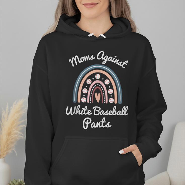 Moms Against Baseball Pants Baseball Mom Rainbow Wmen Hoodie Moms Against Baseball Pants Baseball Mom Rainbow Wmen Hoodie
