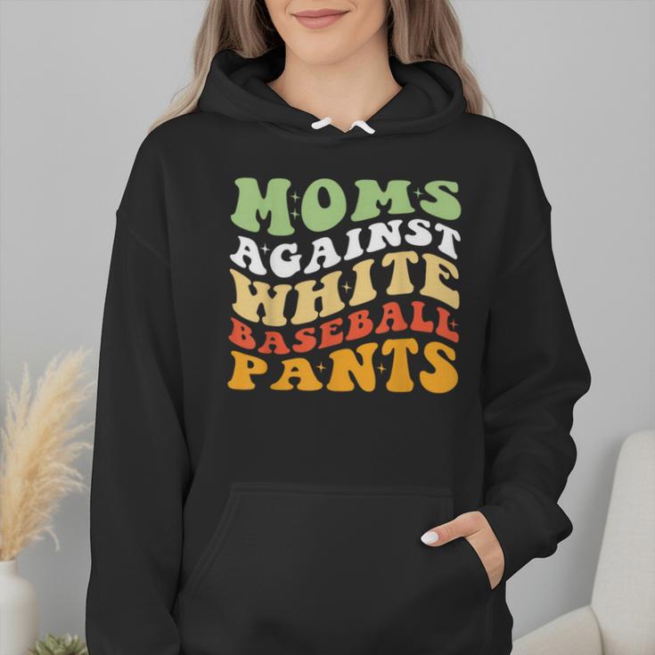 Moms Against Baseball Pants Retro Baseball Mom Wmen Hoodie Moms Against Baseball Pants Retro Baseball Mom Wmen Hoodie