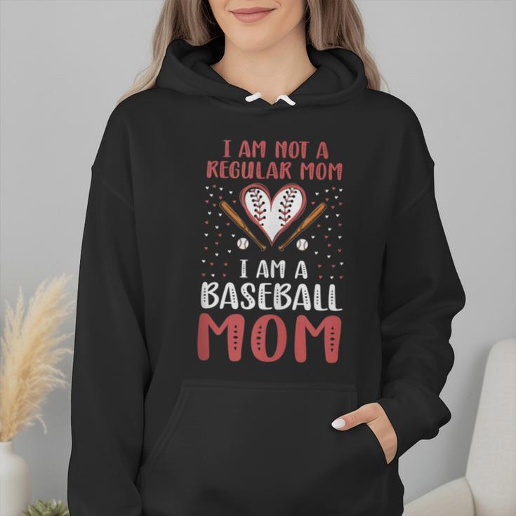I Am Not a Regular Mom I Am a Baseball Mom Wmen Hoodie I Am Not a Regular Mom I Am a Baseball Mom Wmen Hoodie