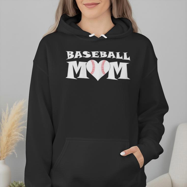 Proud Baseball Mom With Heart Game Day Wmen Hoodie Proud Baseball Mom With Heart Game Day Wmen Hoodie