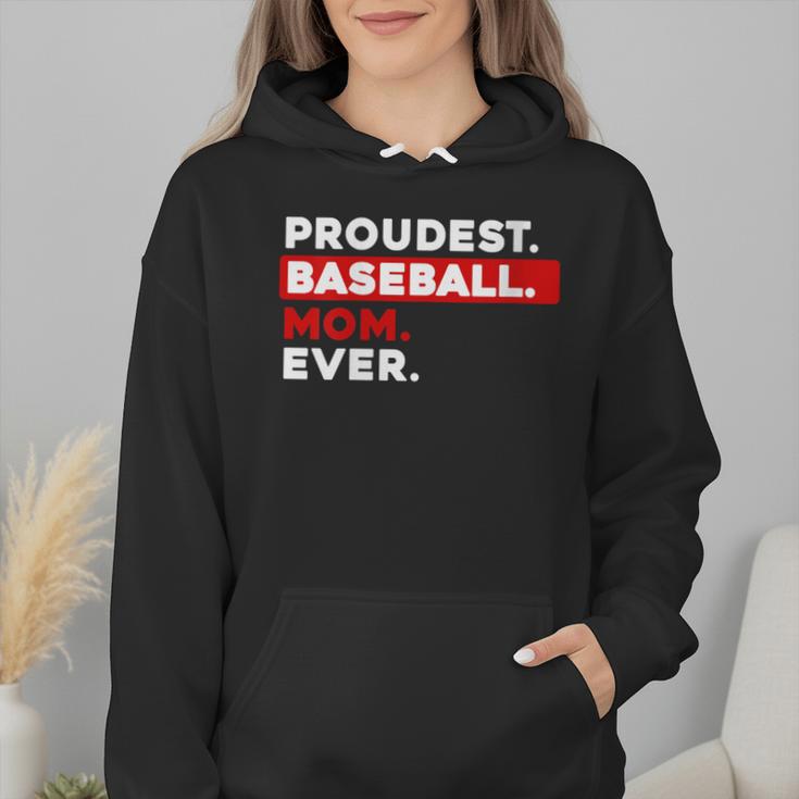 Proudest Baseball Mom Ever Wmen Hoodie Proudest Baseball Mom Ever Wmen Hoodie