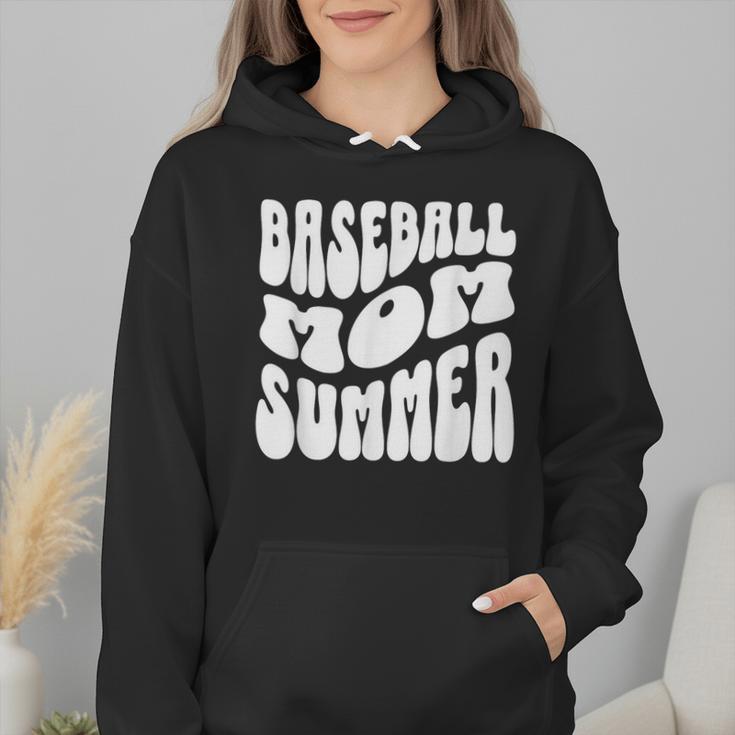 Retro Baseball Mom Summer Groovy Appreciation Wmen Hoodie Retro Baseball Mom Summer Groovy Appreciation Wmen Hoodie